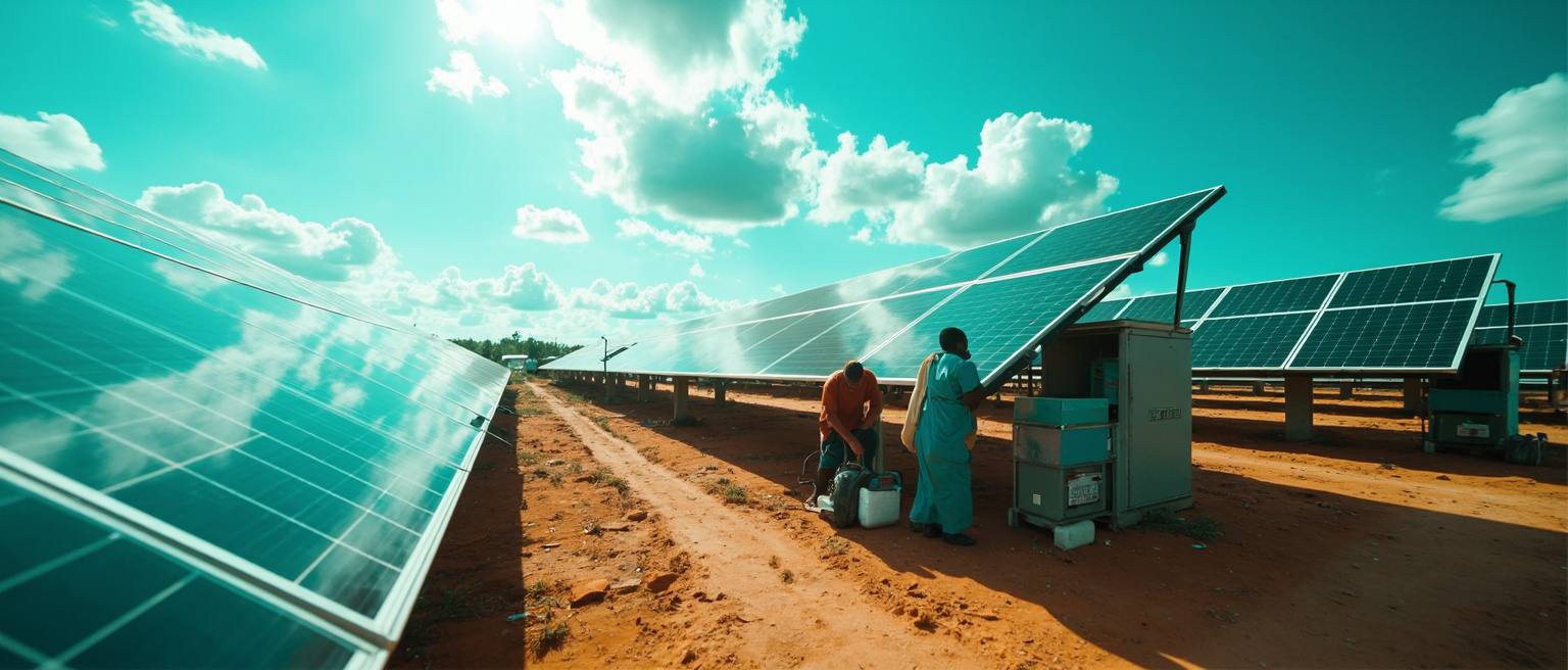 Programa de plantas solares con almacenamiento en África Occidental